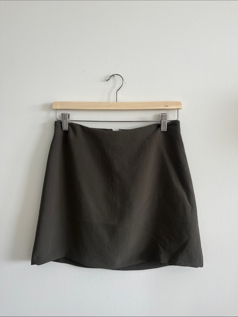 Wilfred Dark Olive Mini Skirt